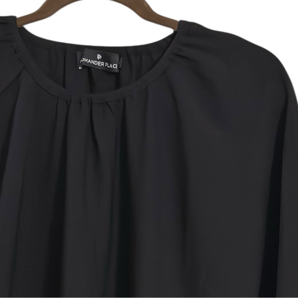 Pomander Place Tuckernuck Black Eliza Dress XS Casual Pockets - Picture 6 of 11